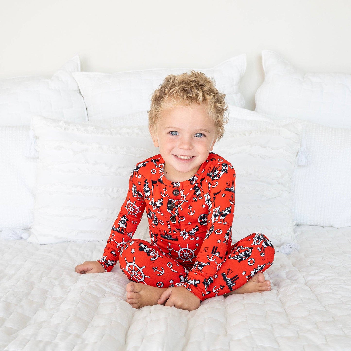 Willie Mickey Two Piece Bamboo Loungewear