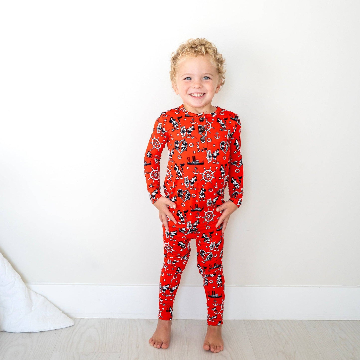 Willie Mickey Two Piece Bamboo Loungewear