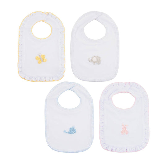 French Knot Baby Bib - Choose Print