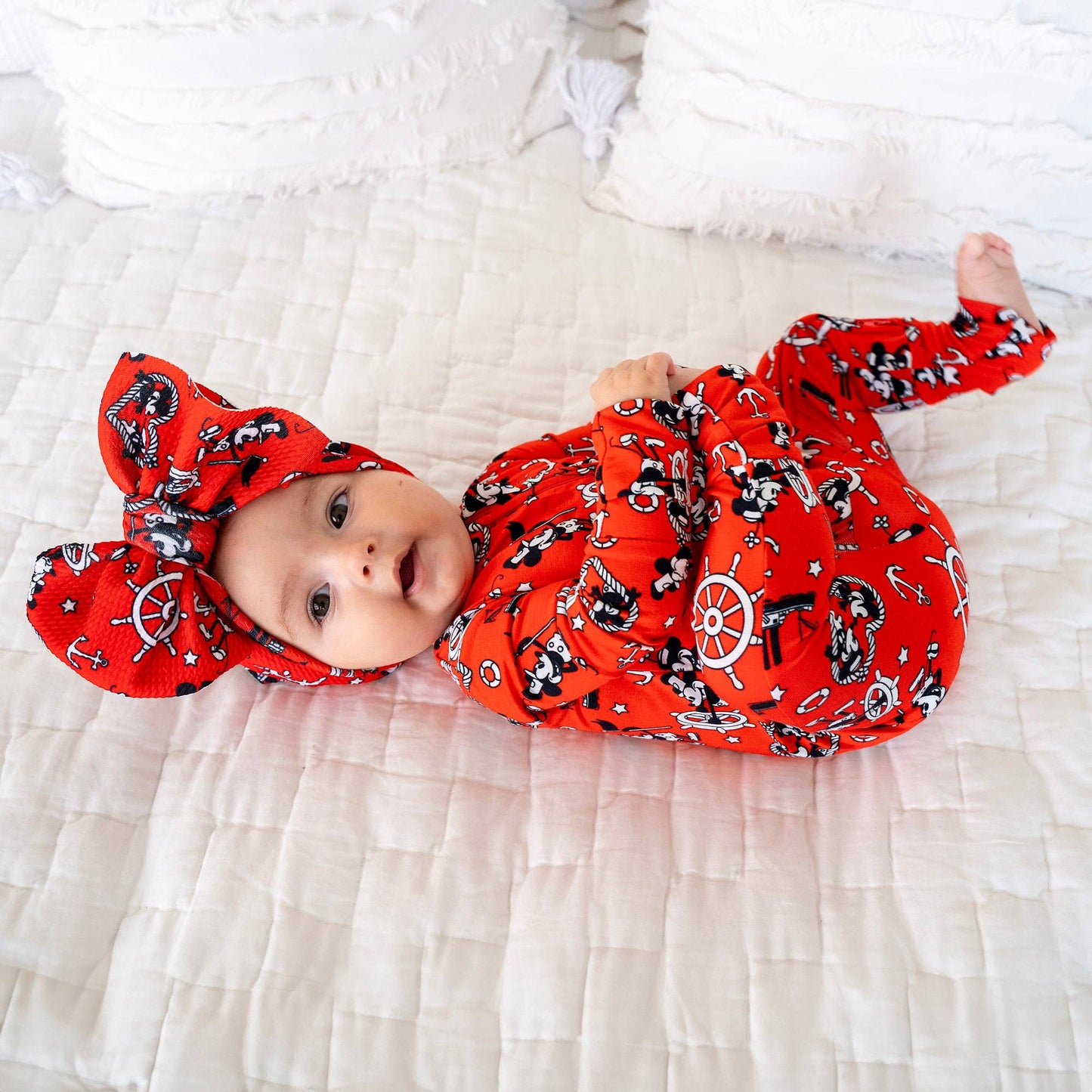 Willie Mickey Zip Bamboo Romper