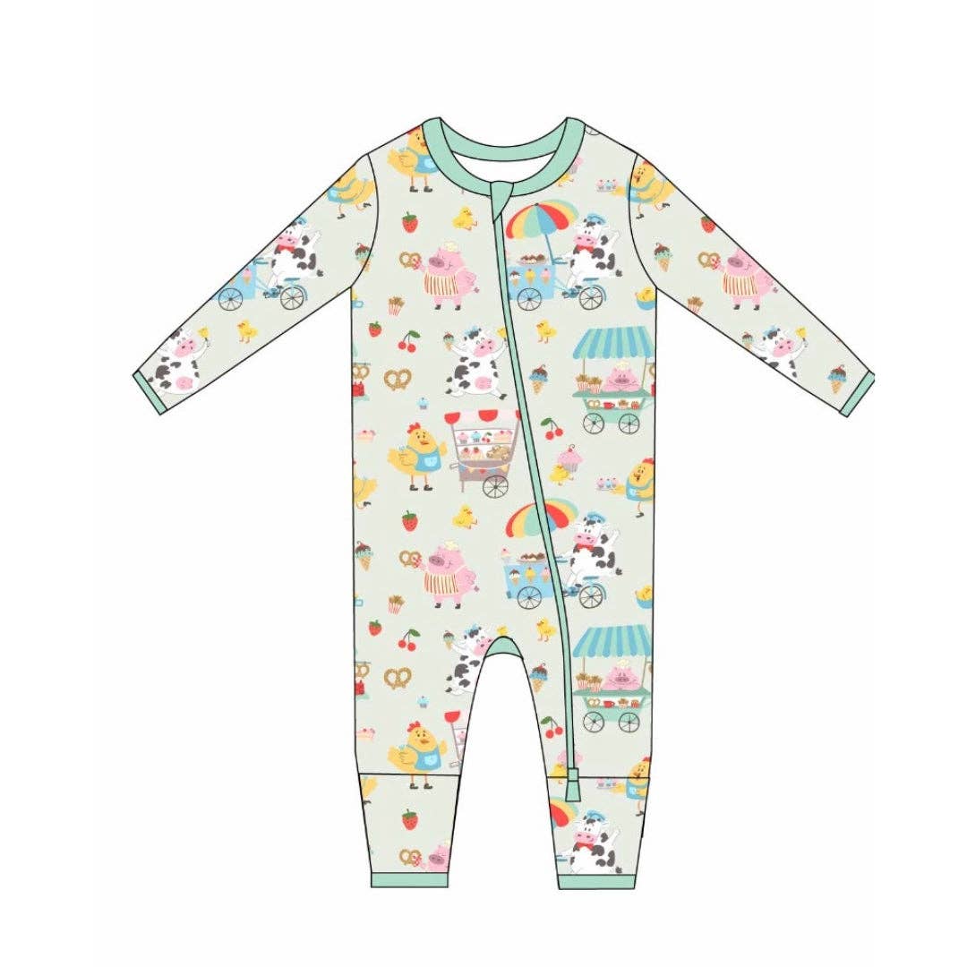 Barnyard Treats Cozie Bamboo Romper