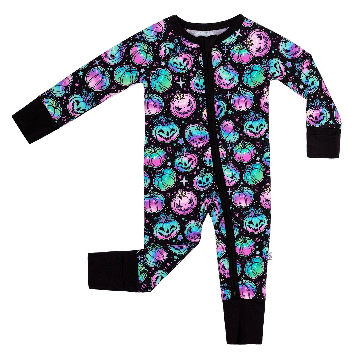 Starlight Pumpkins Bamboo Zipper Pajamas