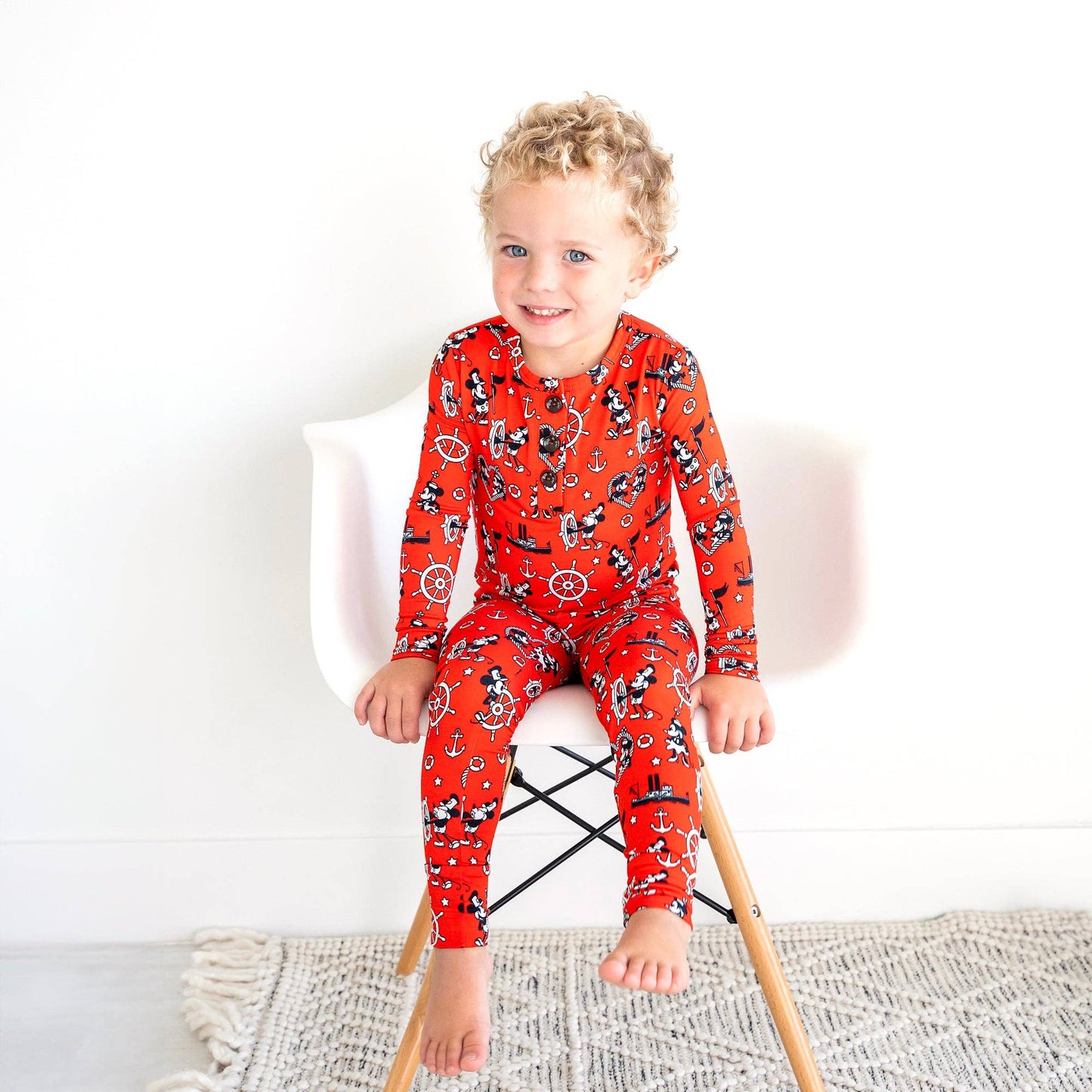 Willie Mickey Two Piece Bamboo Loungewear