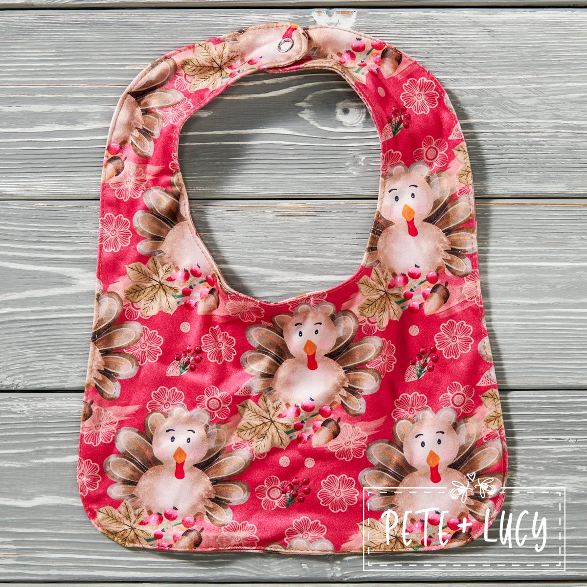 Turkeylicious Red Bib