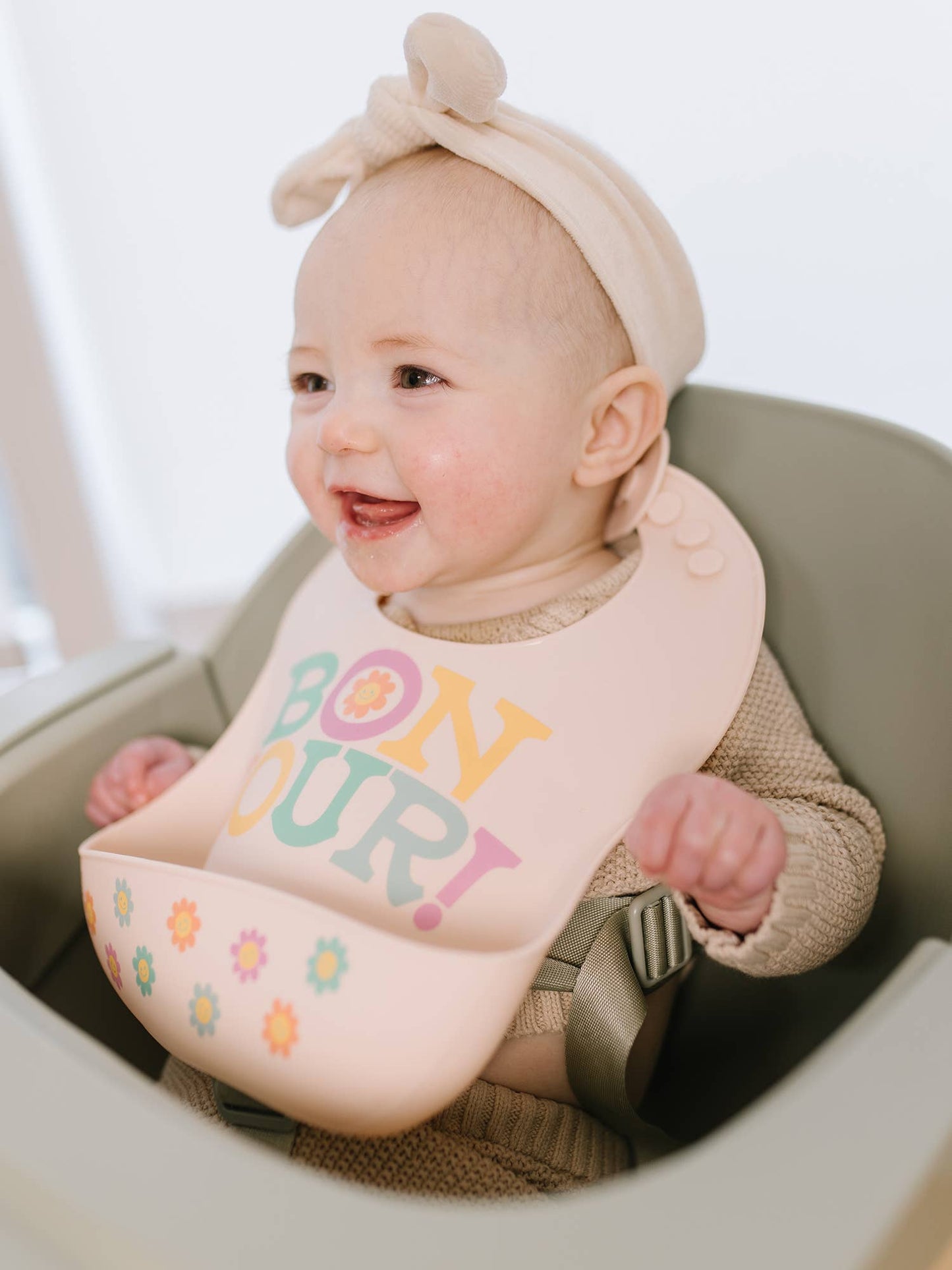 Silicone Bib Bonjour Bébé