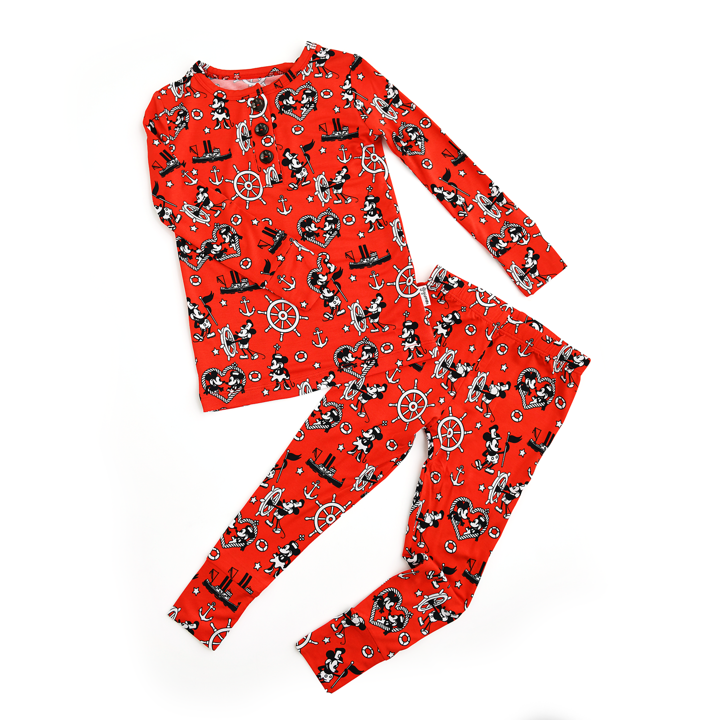 Willie Mickey Two Piece Bamboo Loungewear