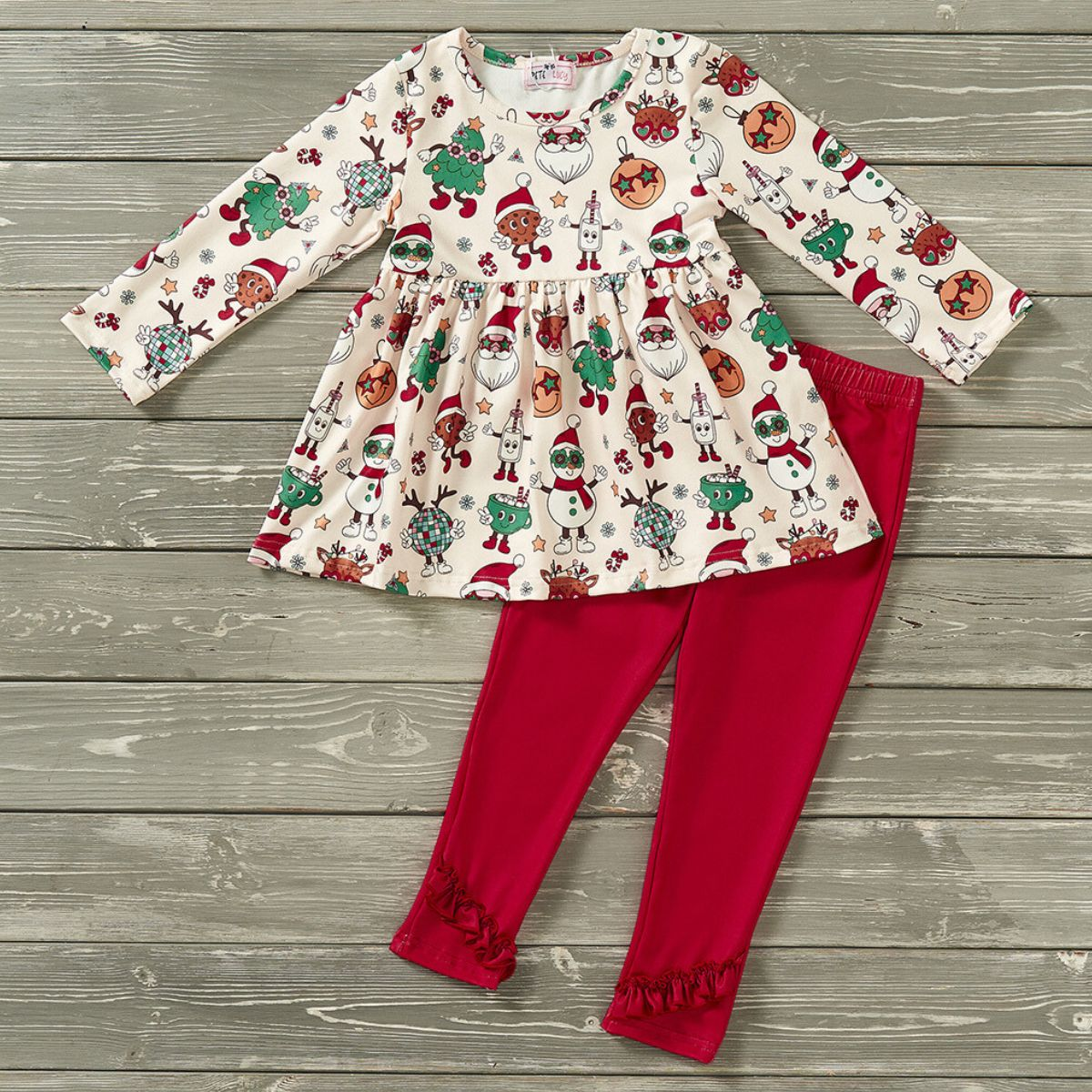 Groovin' Into Christmas 2 Piece Pants Set