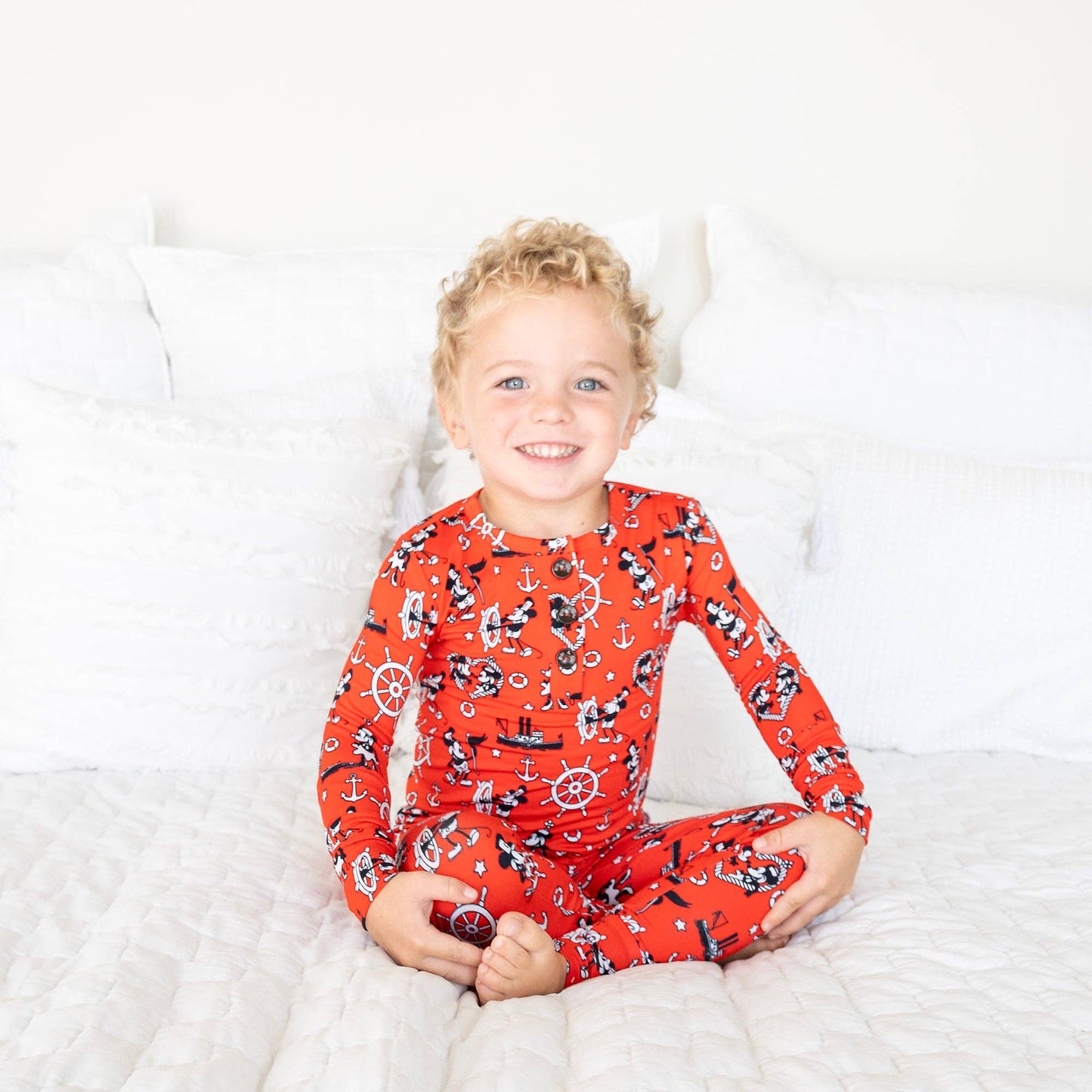 Willie Mickey Two Piece Bamboo Loungewear