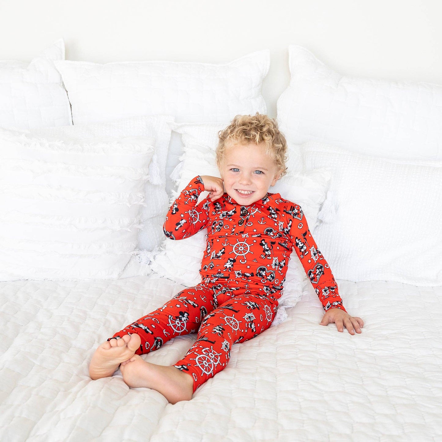 Willie Mickey Two Piece Bamboo Loungewear