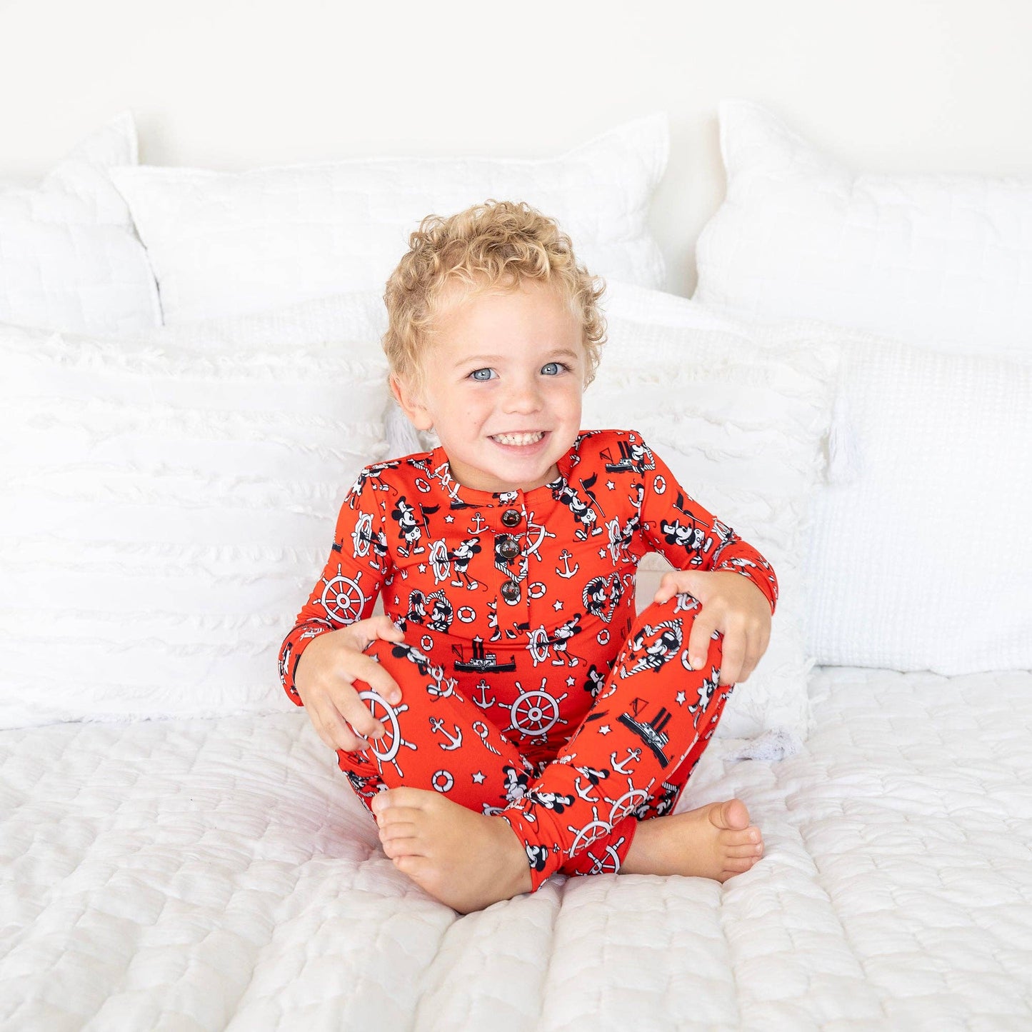 Willie Mickey Two Piece Bamboo Loungewear