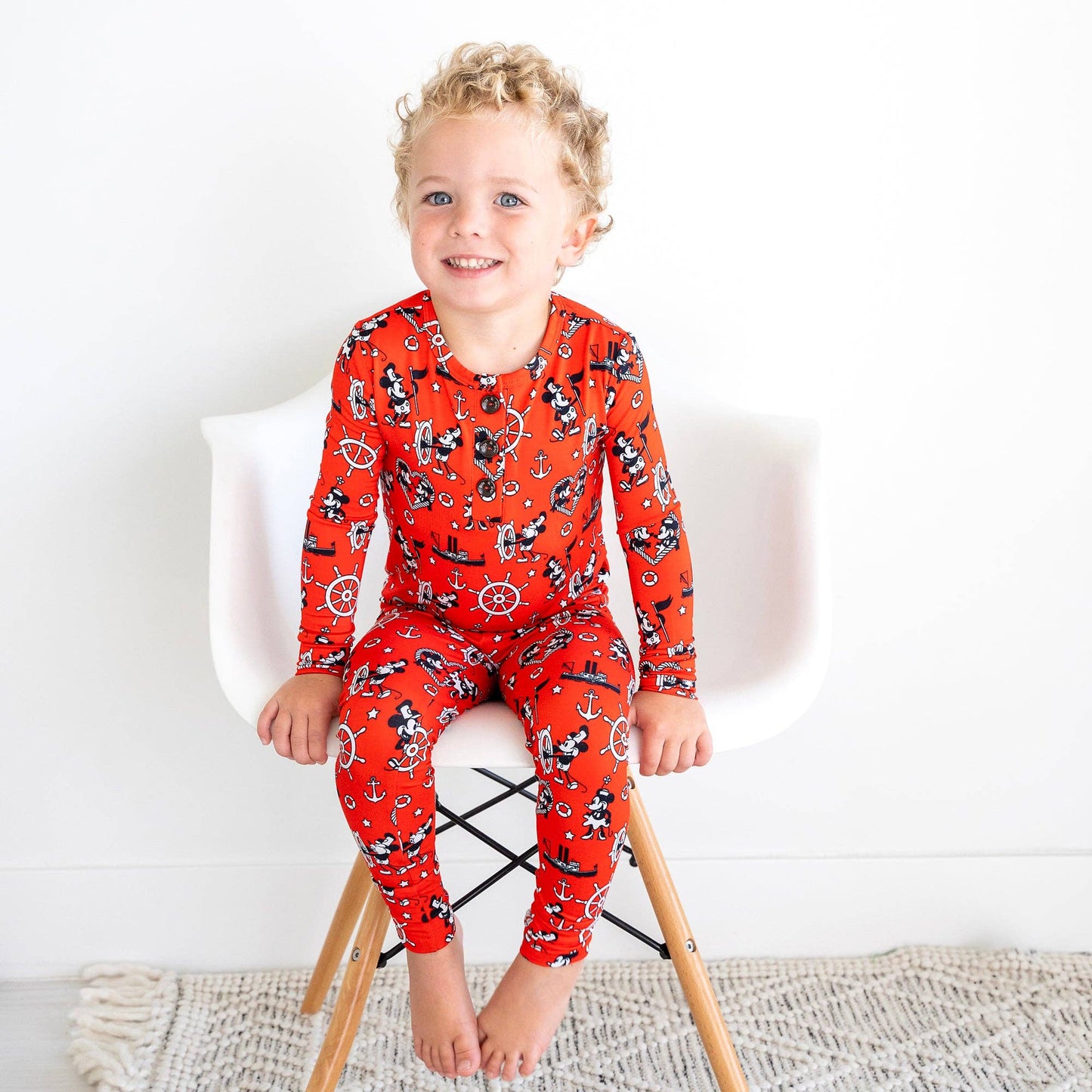 Willie Mickey Two Piece Bamboo Loungewear