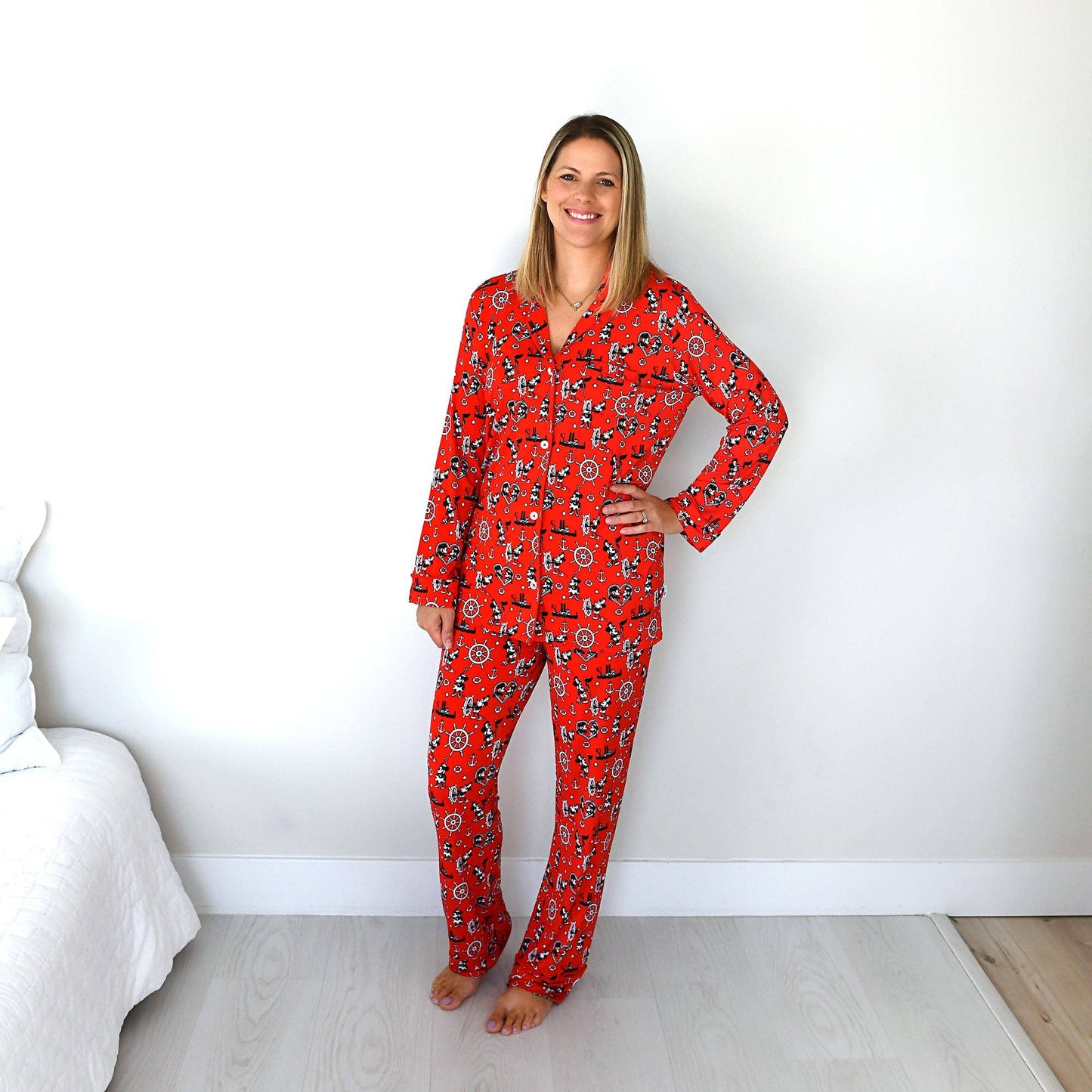 Willie Mickey Adult Two Piece Bamboo  Loungewear