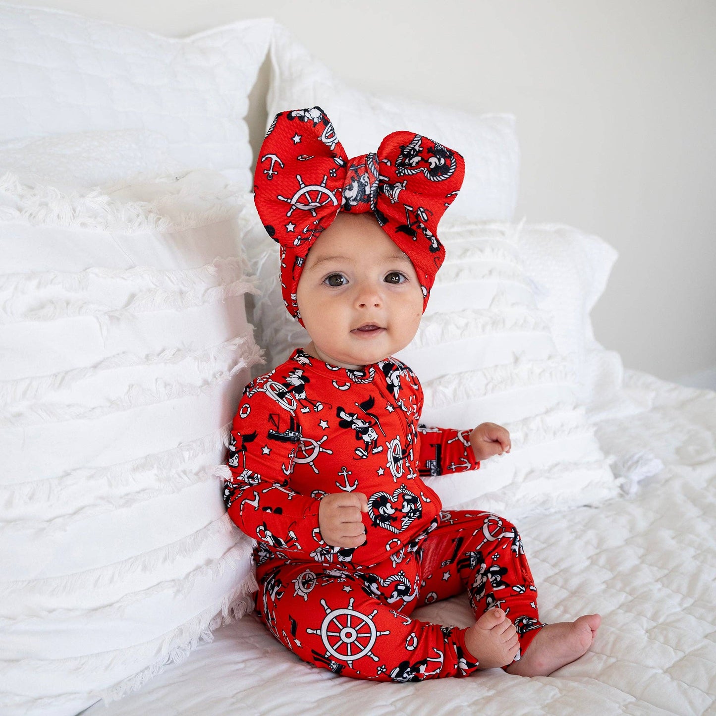 Willie Mickey Zip Bamboo Romper