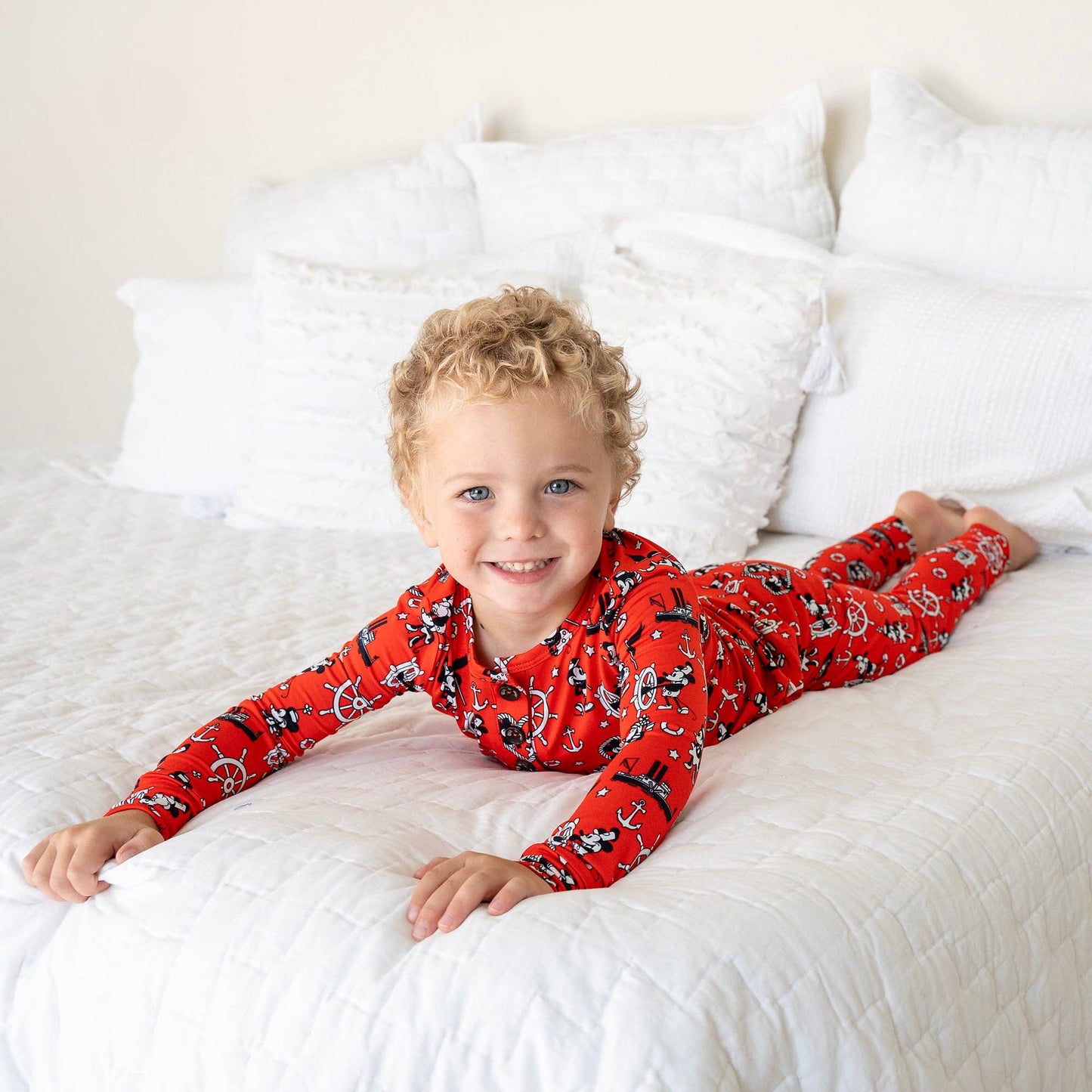 Willie Mickey Two Piece Bamboo Loungewear