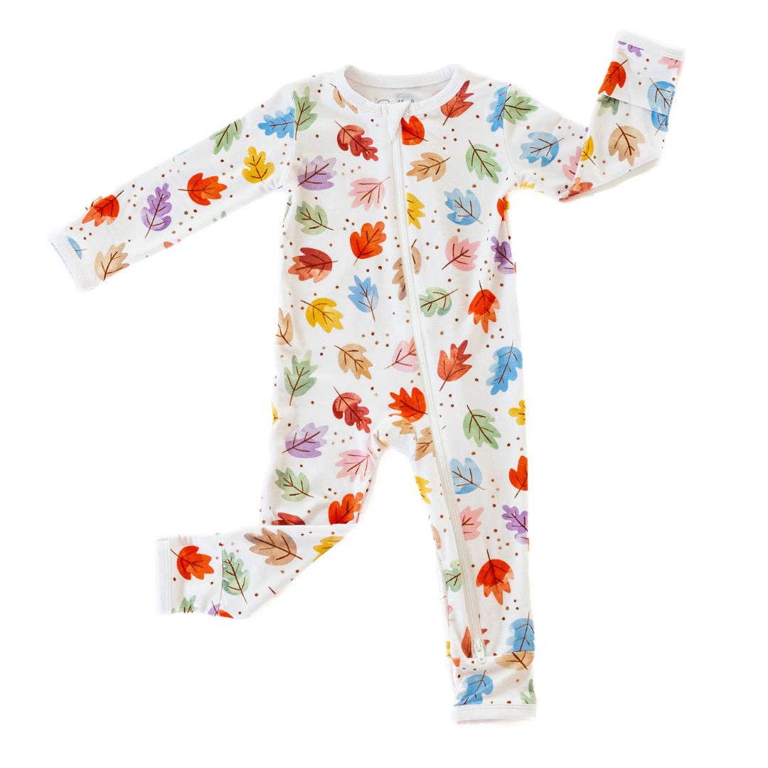 Leaves Lullaby Cozie Bamboo Romper