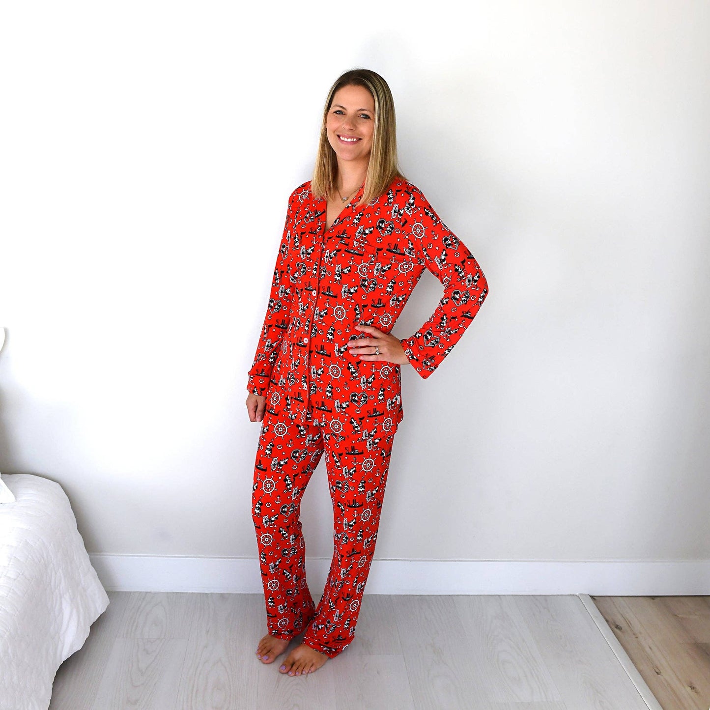 Willie Mickey Adult Two Piece Bamboo  Loungewear