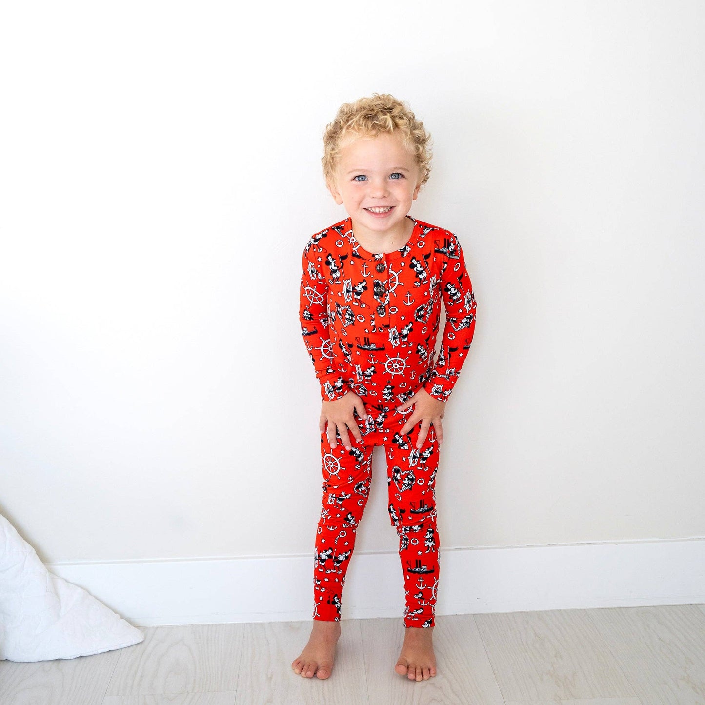 Willie Mickey Two Piece Bamboo Loungewear