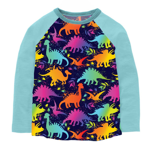 Dinosauria Long Sleeve Bamboo Shirt