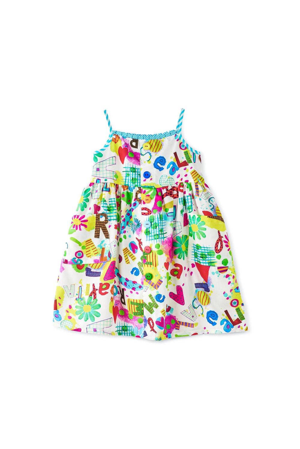 SANKATY DRESS - Spring Summer 23 - WHITE BLUE RED Girl: 2 YEARS