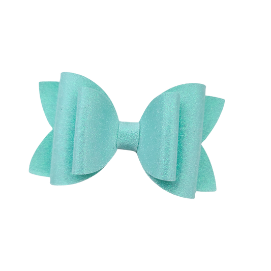 Remi Hair Bow - Blue Sparkle