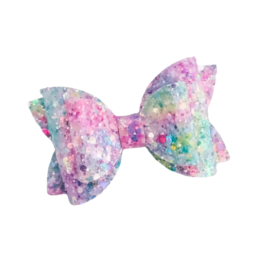 Remi Hair Bow | Stacked Bow | Watercolor Dreams