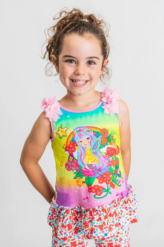 COATUE TUNICA - Spring Summer 23 - PINK YELLOW Girl: 3 YEARS