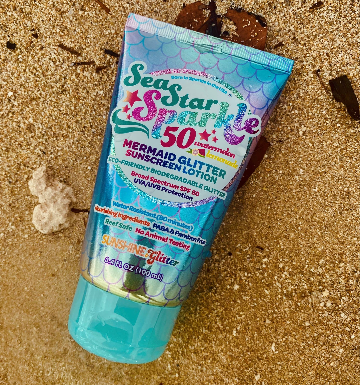 Sea Star Sparkle Mermaid SPF 50 Glitter Sunscreen