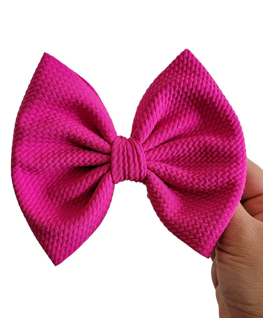 Savannah Bow-Neon Magenta