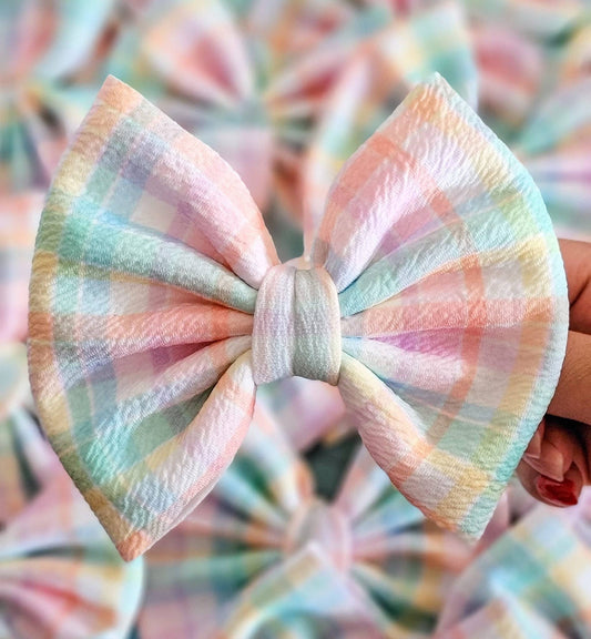 Savannah Bow-Spring Plaid