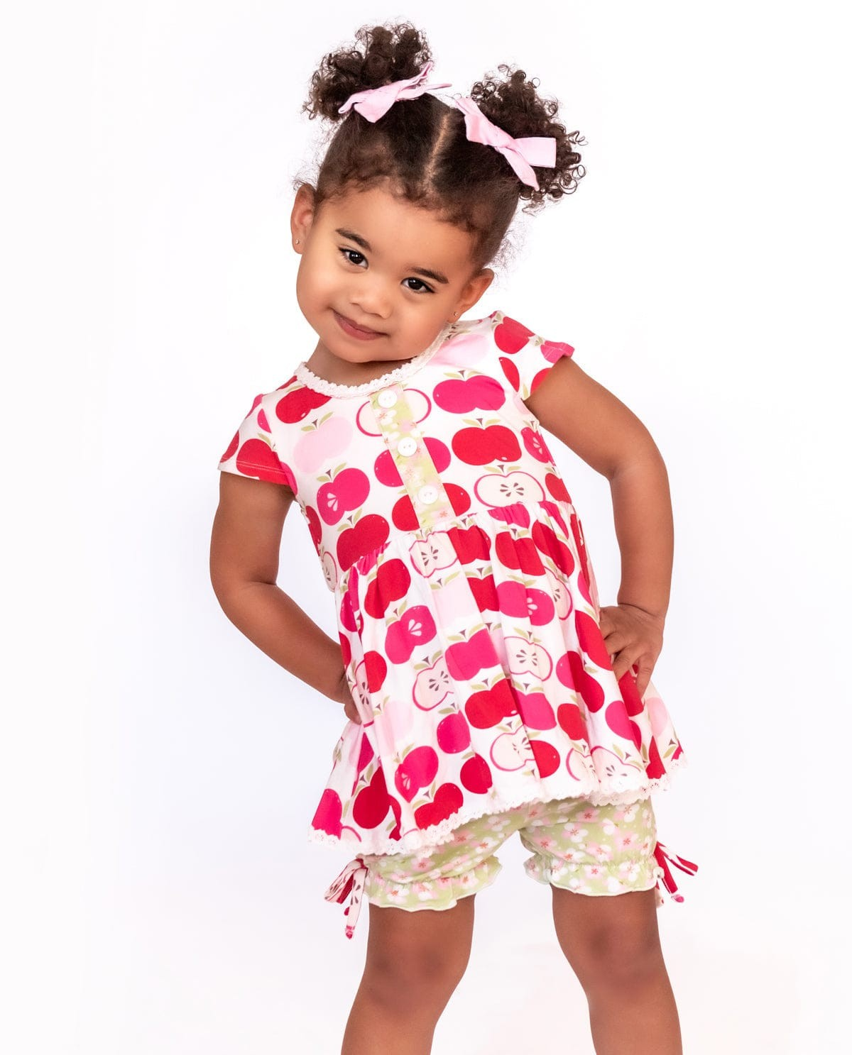 Apple Blossoms Shorts Set