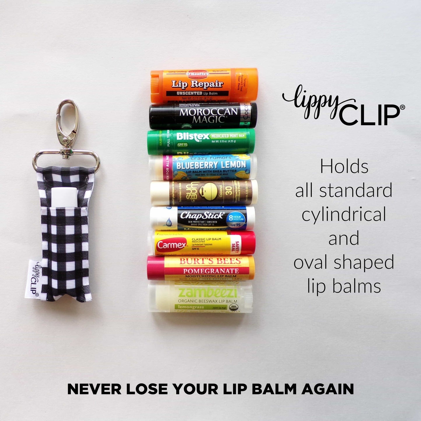 Watermelon LippyClip® Lip Balm Holder for Chapstick