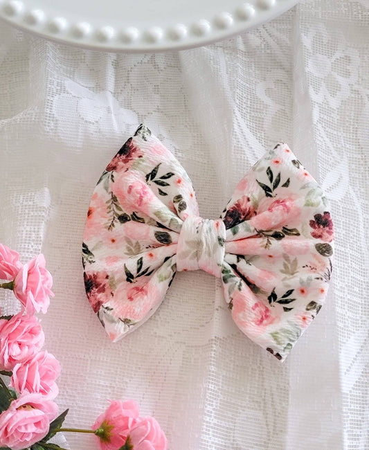 Savannah Bow-Darling Blushing Floral