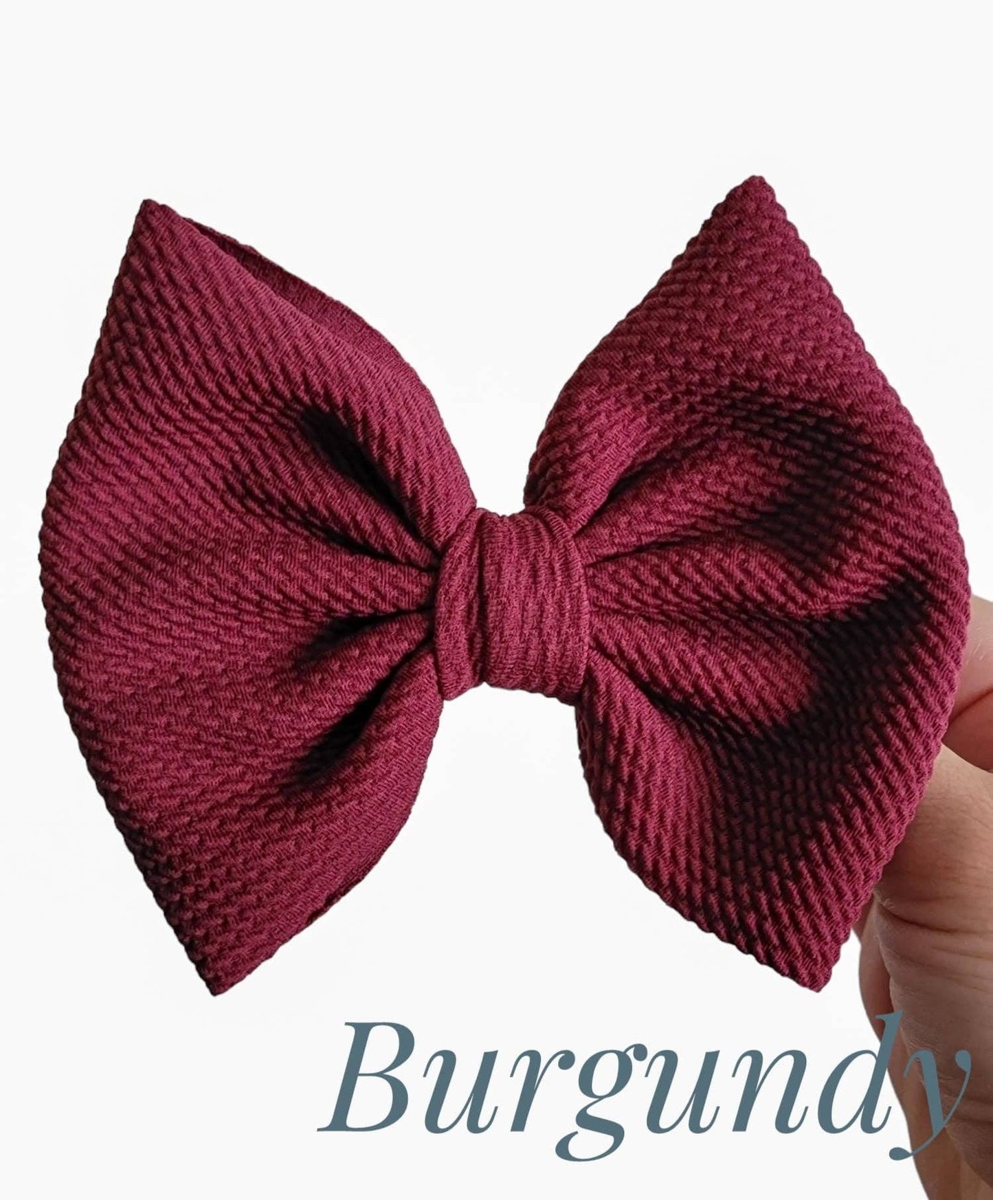 Burgundy Savannah Bow