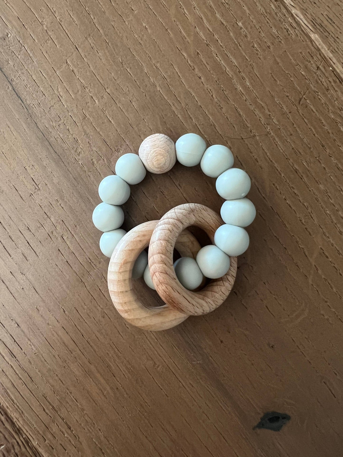 Light Gray Ring Teether