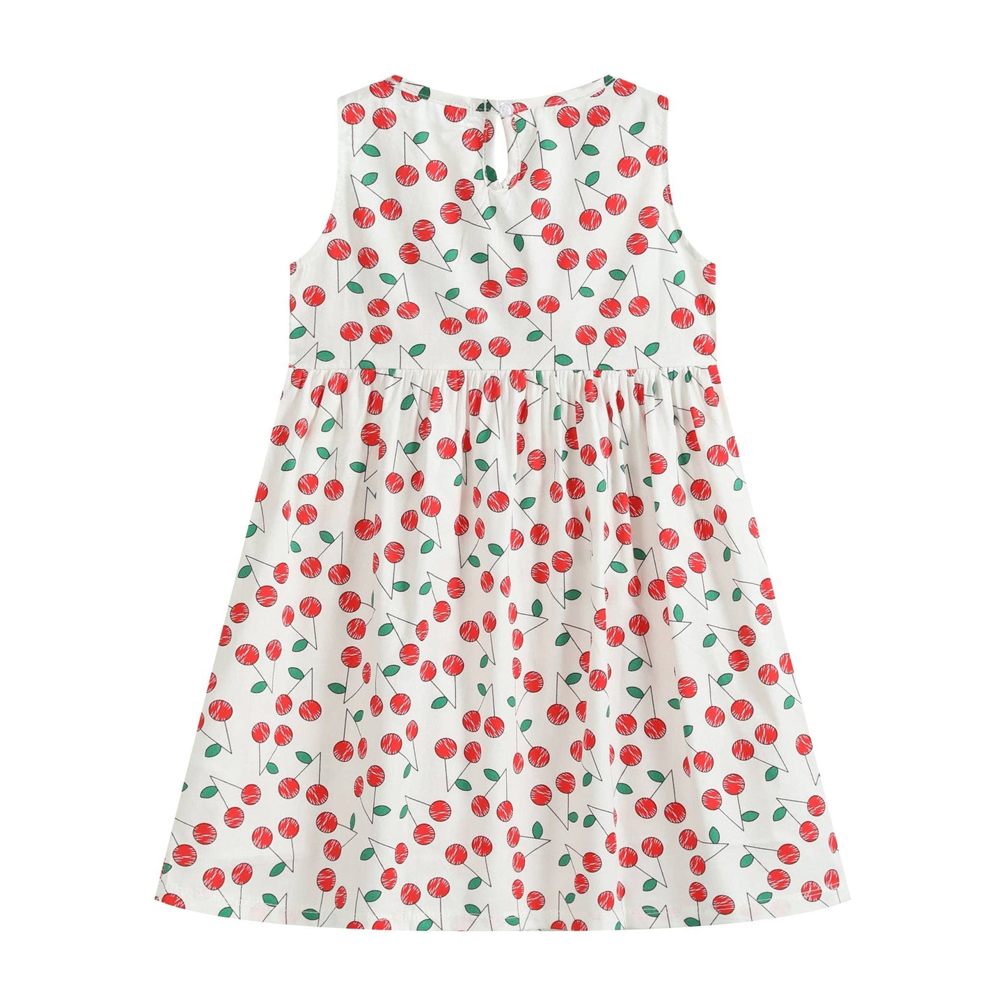 Tutu and Lulu - Red Lots of Cherries Sleeveless Dress