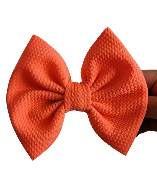 Savannah Bow-Neon Coral