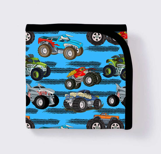 Monster Truck Bamboo Blanket - Charlie's Project