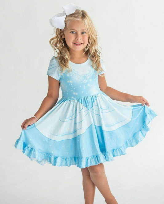 Cinderella Princess Twirl Dress With Pockets