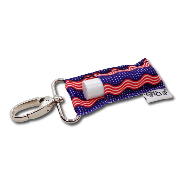 Stars & Stripes Forever Lippyclip Lip Balm Holder