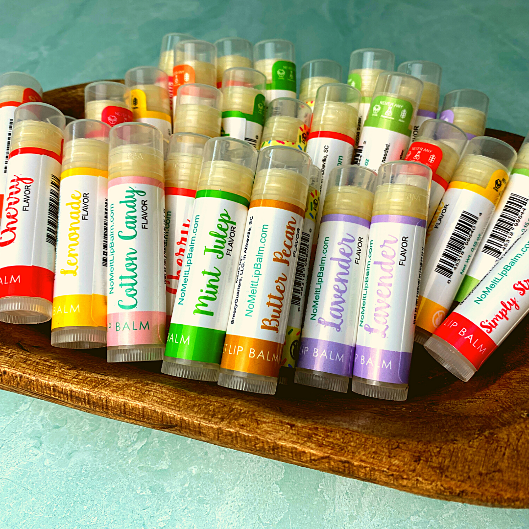 No Melt All Natural Lip Balm - Choose flavor