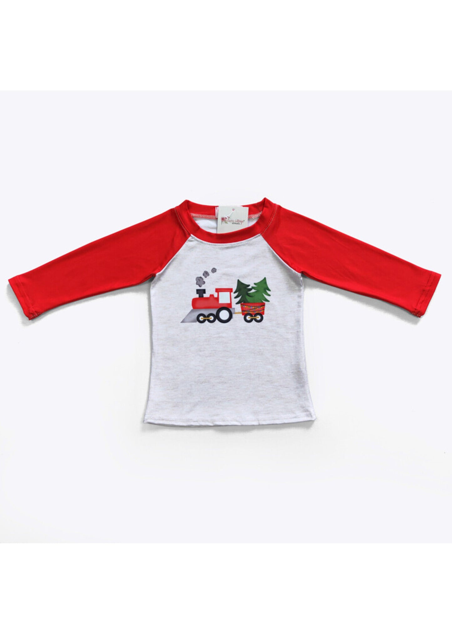 Tree Train Raglan