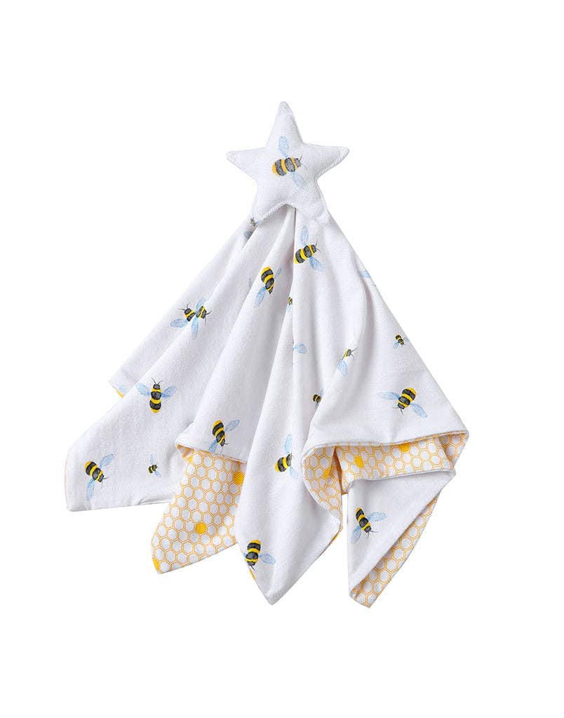 Cotton Muslin Lovey Security Blanket With Plush Toy -Choose Style