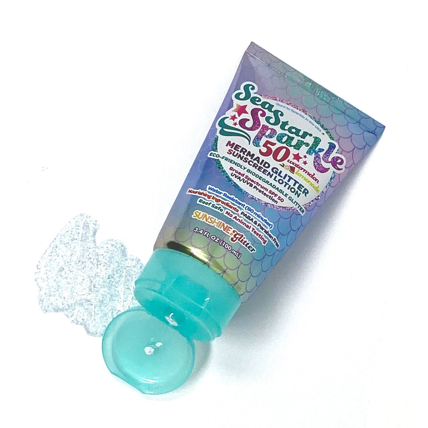 Sea Star Sparkle Mermaid SPF 50 Glitter Sunscreen