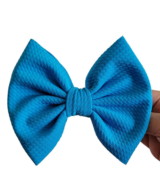 Savannah Bow-Neon Blue