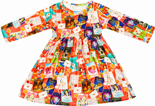 CLEARANCE Baby Valentine Disney Princess Love  Dress