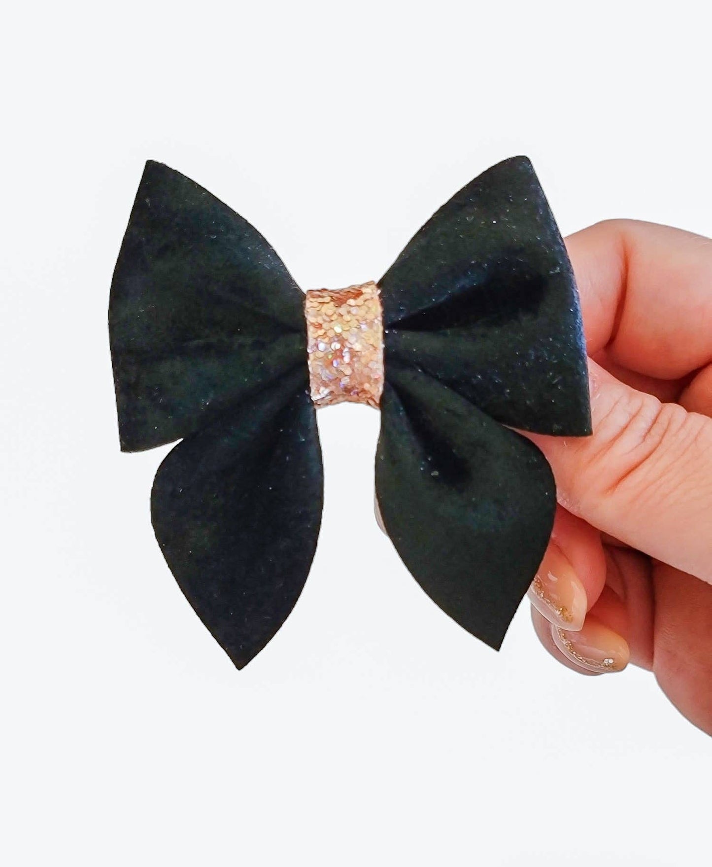 Black Velvet 3" Sailor Bow