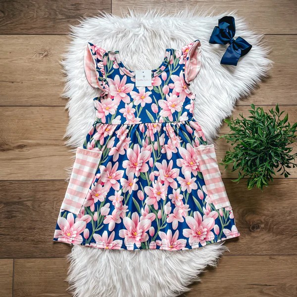 Blooming Blossoms Pocket Dress