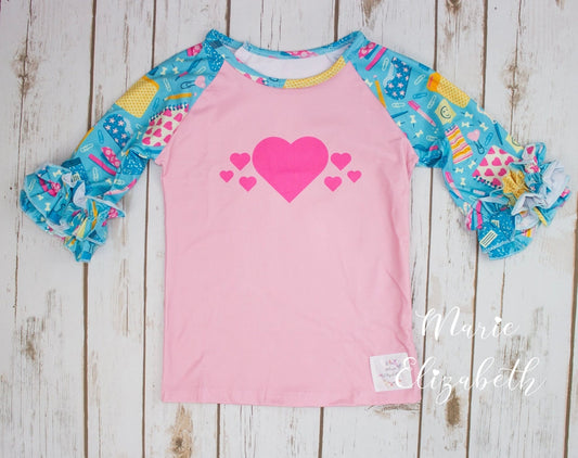 School Supplies Raglan - Marie Elizabeth