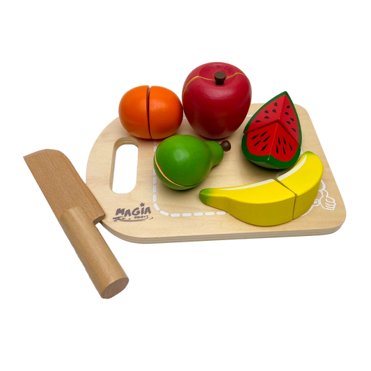 Wooden Fruit 5 Piece Set - Display Model