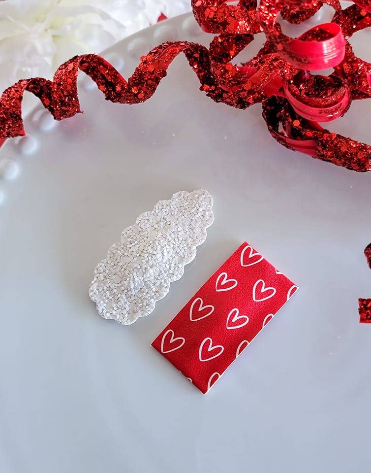 Snap Clip Mix Set-Hand-Drawn Hearts in Red